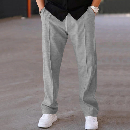 Herren Bequeme Sweatpants mit eleganter Optik und seitlichen Eingrifftaschen EB