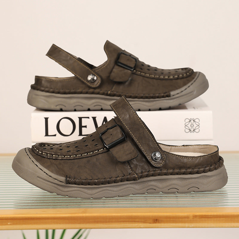 Damen Komfortable Clogs mit verstellbarem Riemen und atmungsaktiver Obermaterialstruktur EB