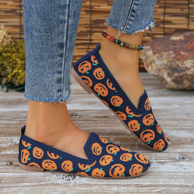 Damen Slip-On Mokassins aus atmungsaktivem Netzmaterial EB