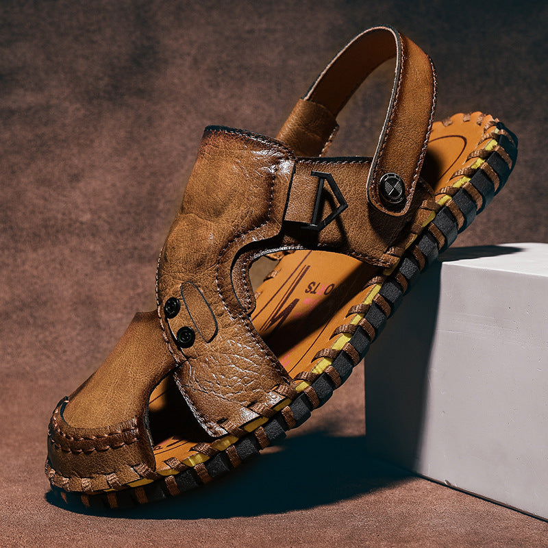 Herren Weiche und bequeme Freizeitsandalen mit verstellbarem Riemen EB