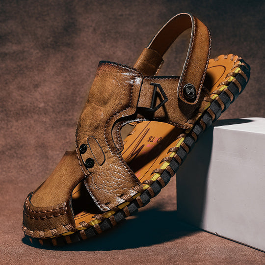 Herren Weiche und bequeme Freizeitsandalen mit verstellbarem Riemen EB