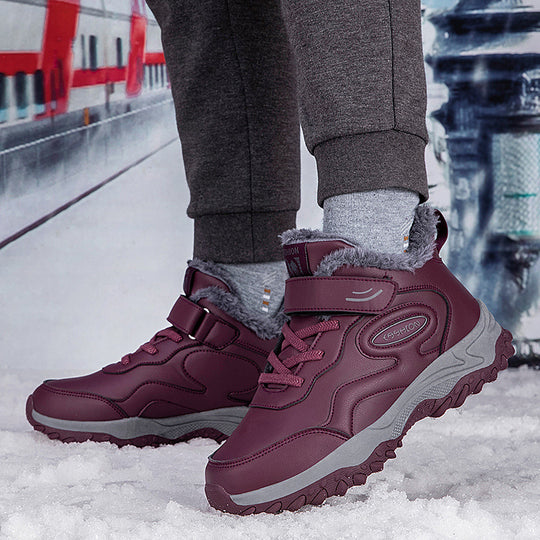Damen Winterliche Schnürstiefel mit wärmendem Innenfutter EB