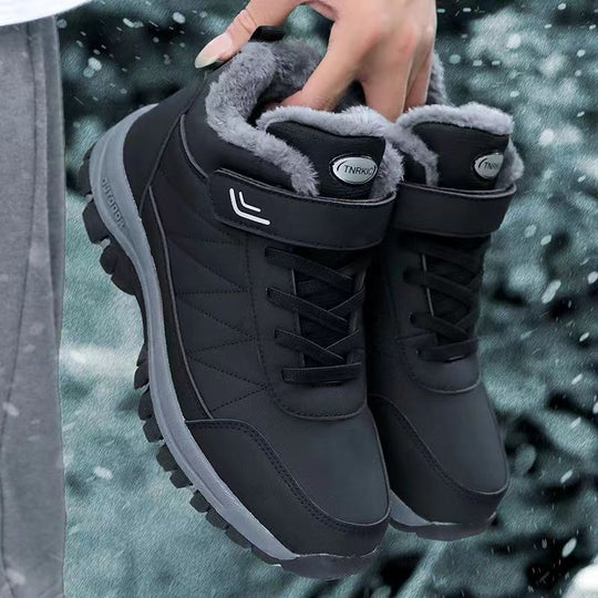 Damen Fleecegefütterte Winterstiefel mit rutschfester Sohle EB