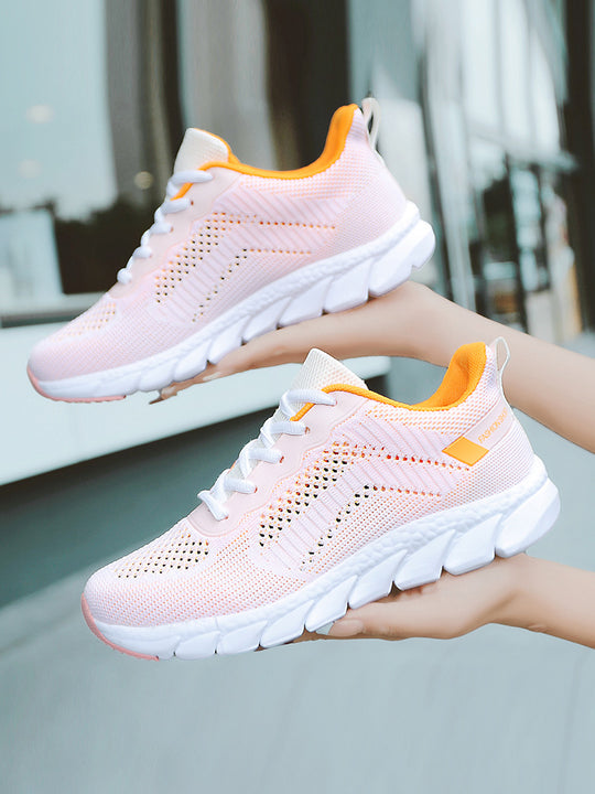 Damen Leichte Atmungsaktive Laufschuhe mit stoßdämpfendem Fußbett EB