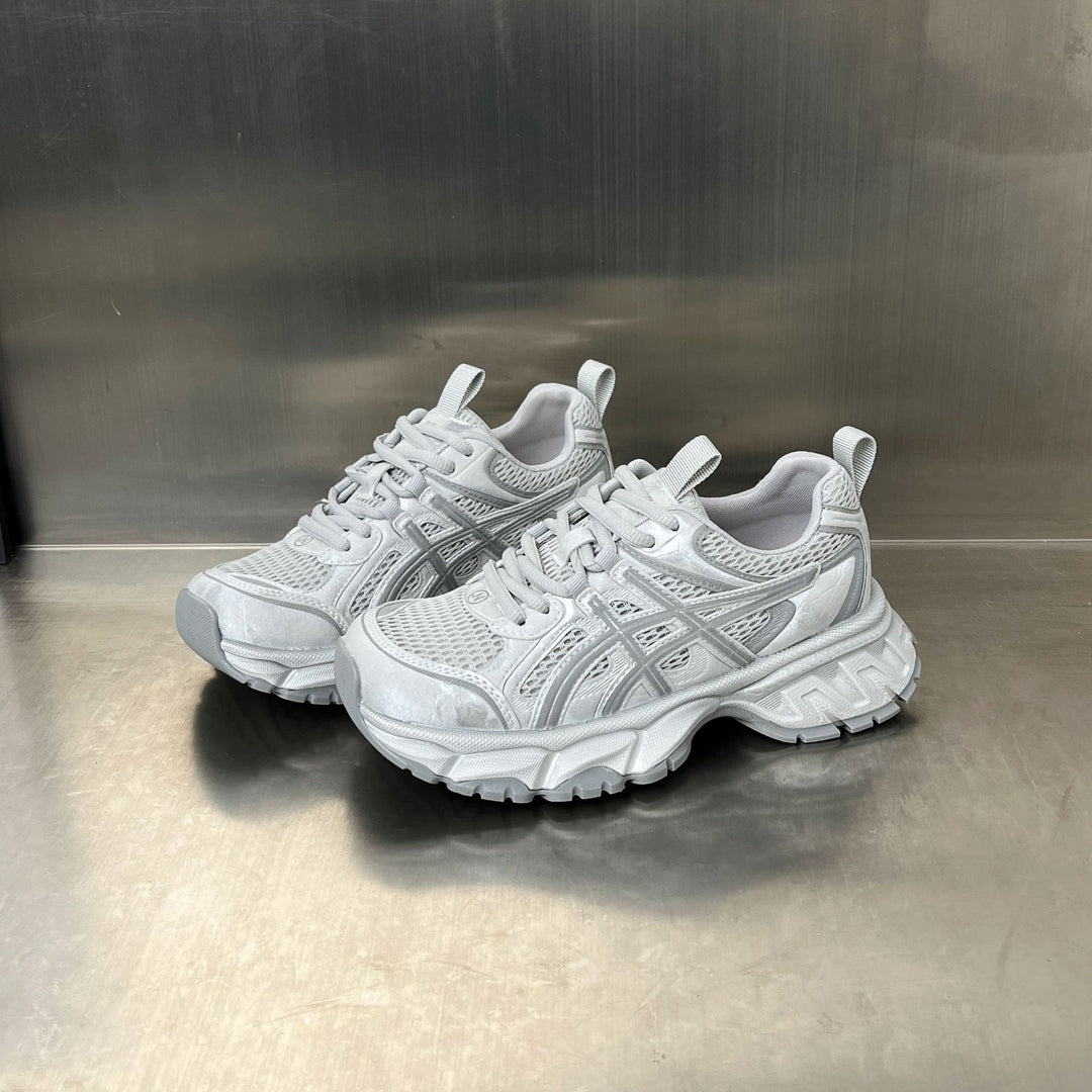 Damen Sportliche Lauf-Sneaker mit atmungsaktiver Mesh-Oberfläche und dämpfendem Fußbett EB