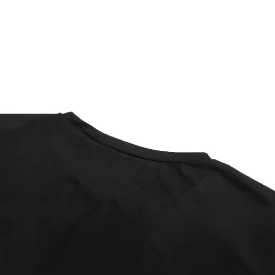 Damen nan Oversize-Sweatkleid mit Halloween-Skelettprint, weichem Baumwollmix und geripptem Rundhalsausschnitt EB