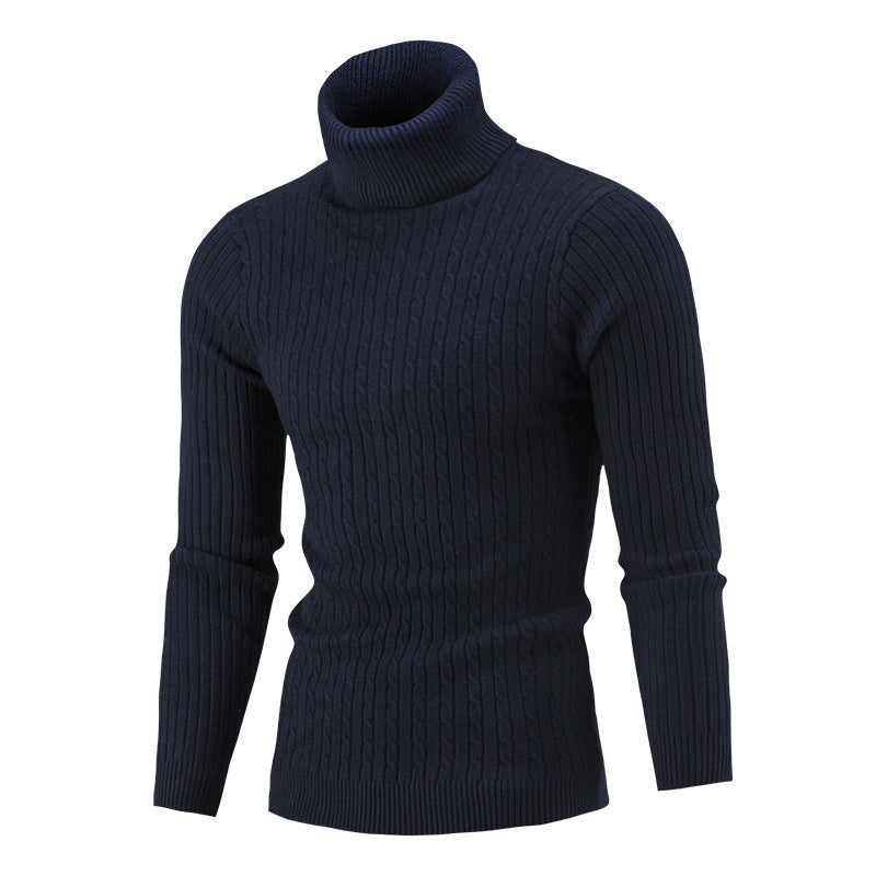 Herren Rollkragenpullover aus hochwertigem Strick EB
