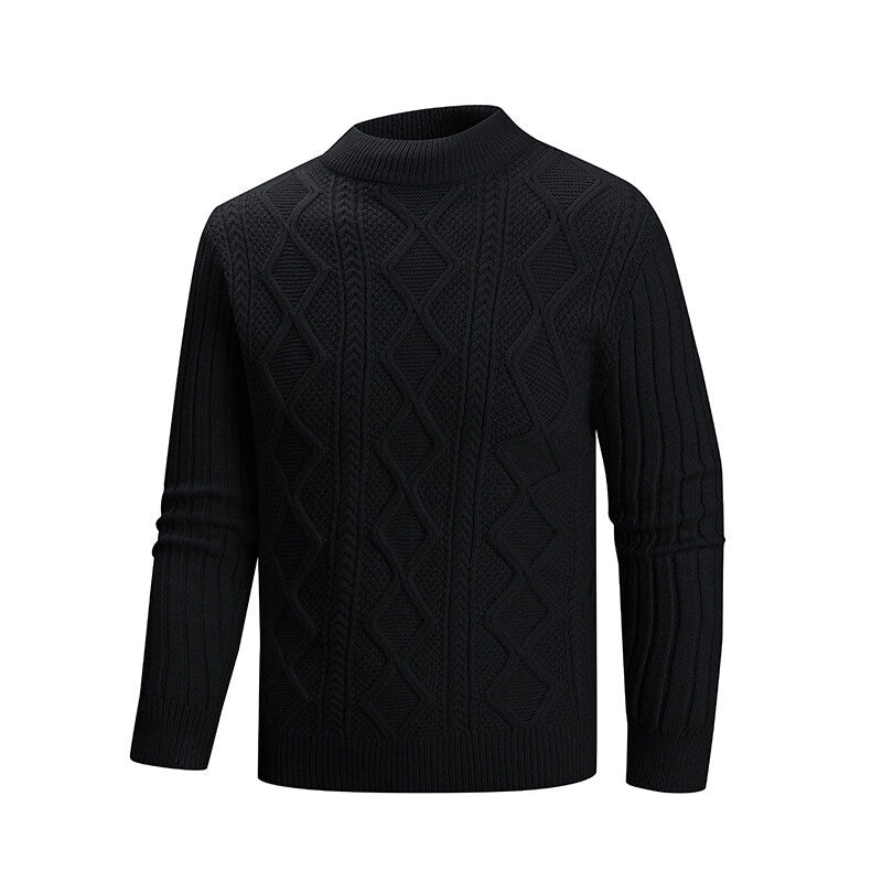 Herren Pullover aus strukturiertem Strickmaterial EB