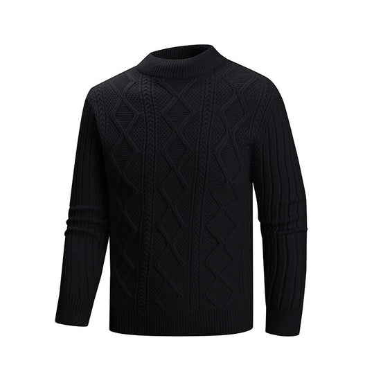 Herren Pullover aus strukturiertem Strickmaterial EB