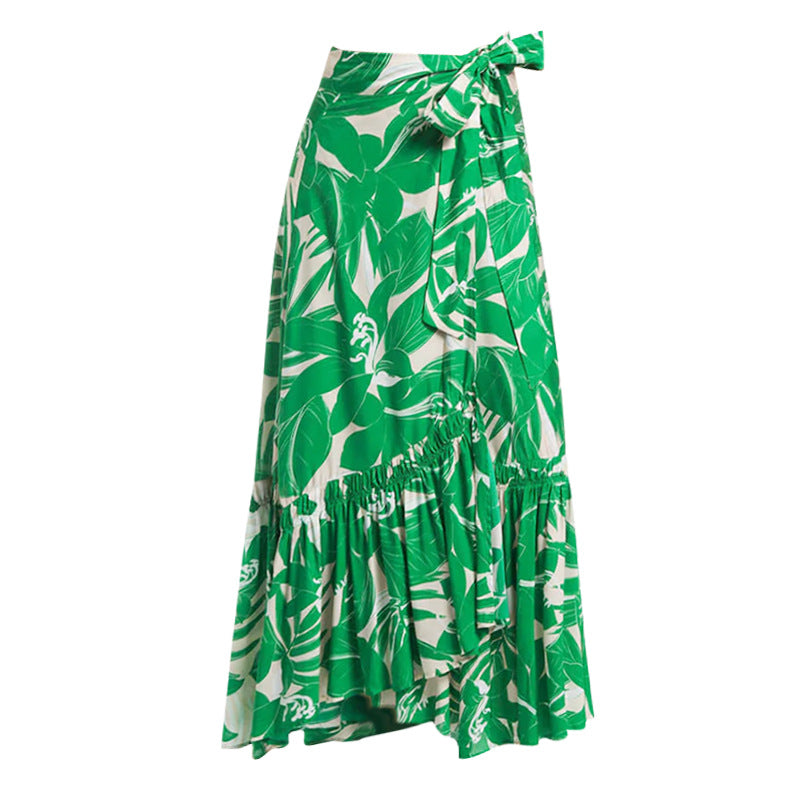 Damen Einteiler Badeanzug mit floralem Design und raffinierter Taillierung EB