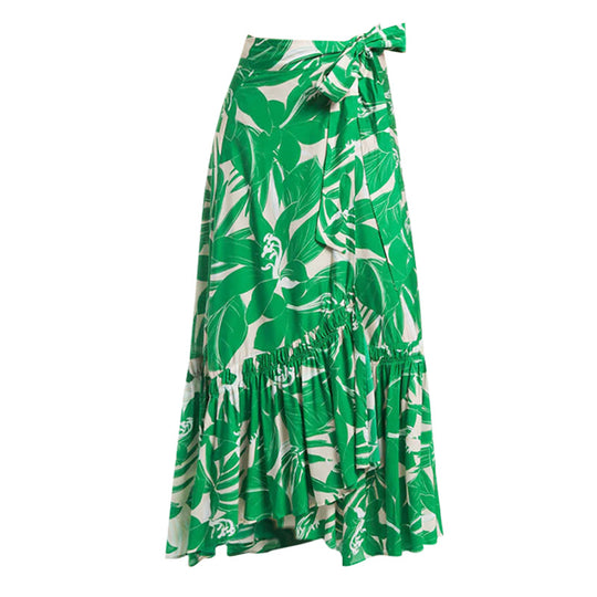 Damen Einteiler Badeanzug mit floralem Design und raffinierter Taillierung EB