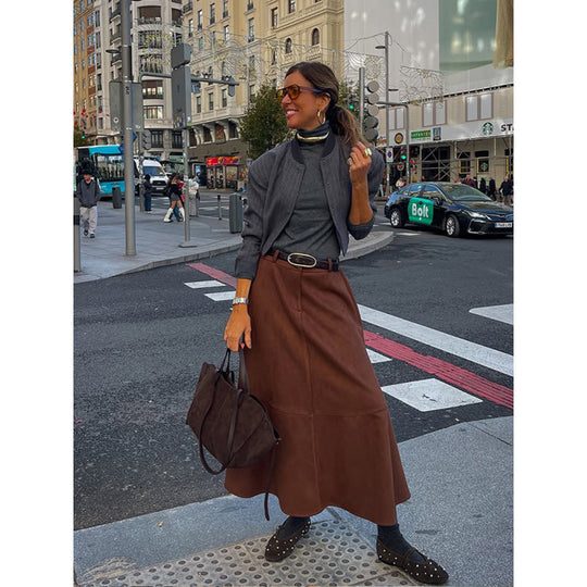 Damen Kurzjacke mit strukturiertem Design und Stehkragen EB