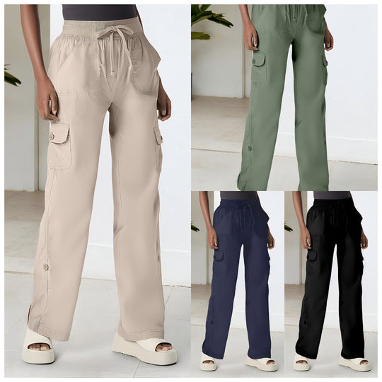 Damen Cargo-Hose mit lässigem Schnitt und praktischen Taschen EB