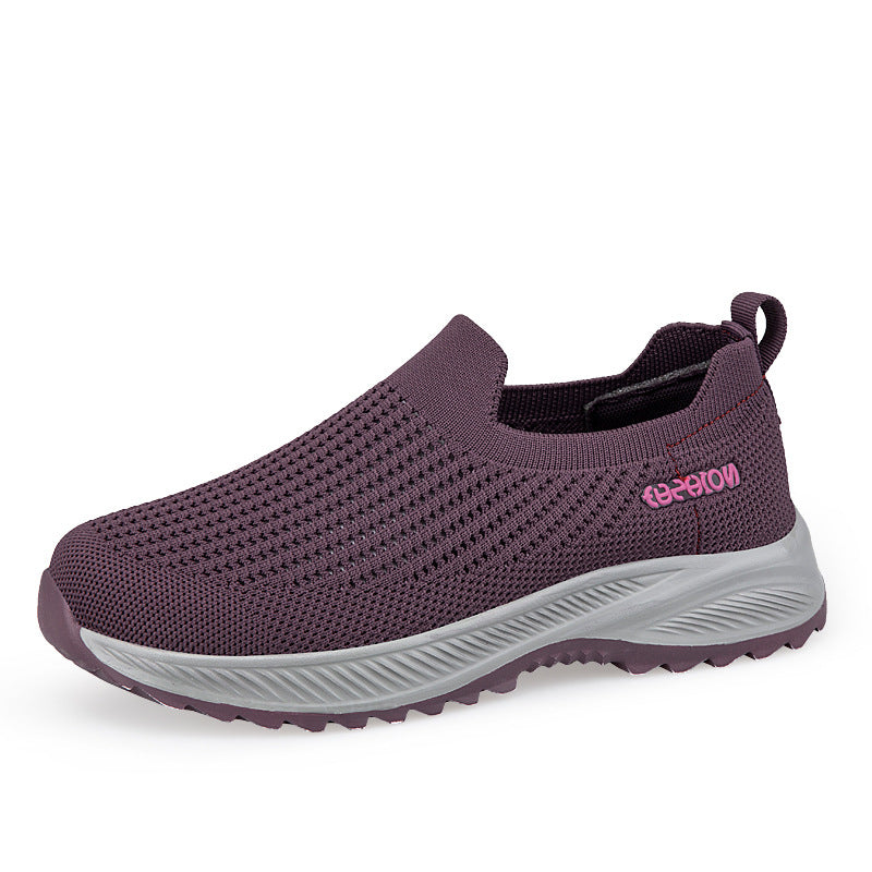 Damen Komfortable Slip-On Sneakers EB