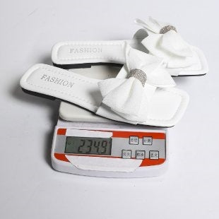 Damen Riemensandaletten mit verziertem Schleifendetail EB