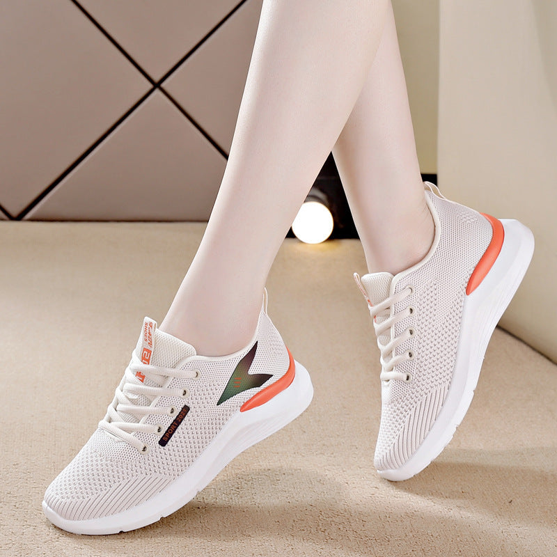Damen Sportliche Lauf-Sneaker mit atmungsaktivem Mesh-Obermaterial und innovativer Dämpfungstechnologie EB