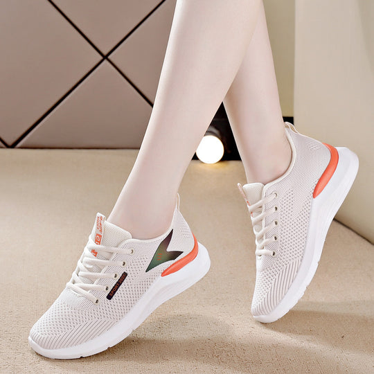 Damen Sportliche Lauf-Sneaker mit atmungsaktivem Mesh-Obermaterial und innovativer Dämpfungstechnologie EB
