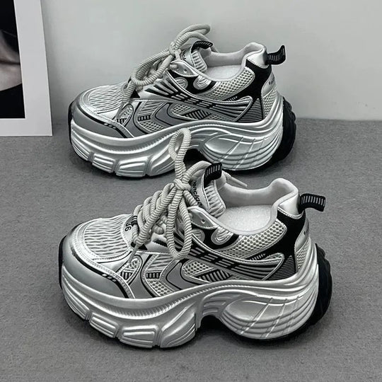 Damen Sportliche Chunky Sneakers mit innovativer Dämpfungstechnik EB