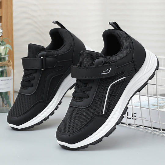 Damen nan Sportlicher Klett-Sneaker mit atmungsaktivem Mesh und dämpfender EVA-Sohle EB