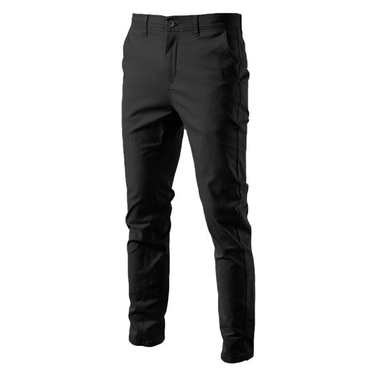 Herren Chinohose mit schmaler Passform und elastischem Bund EB