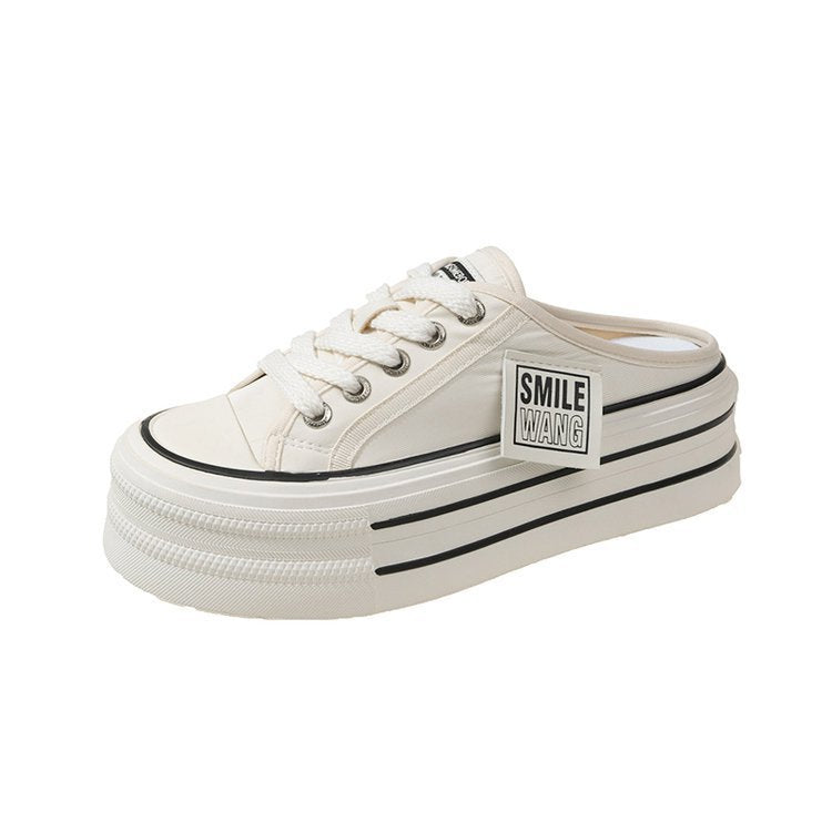 Damen Freizeitsneaker mit modischem Plateau-Design und atmungsaktivem Obermaterial EB