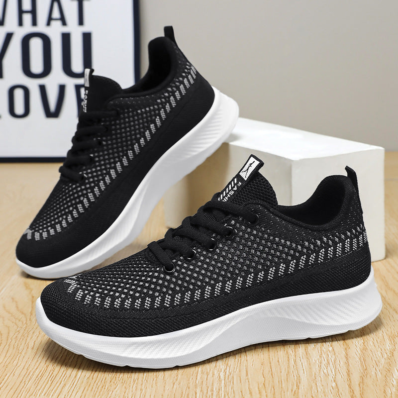 Damen atmungsaktive Sportschuhe mit flexiblem Sohlendesign EB