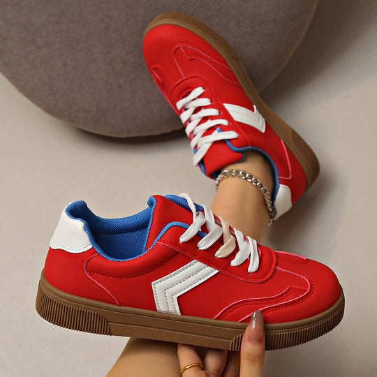 Damen Bequeme Freizeitsneaker mit trendigem Obermaterial EB
