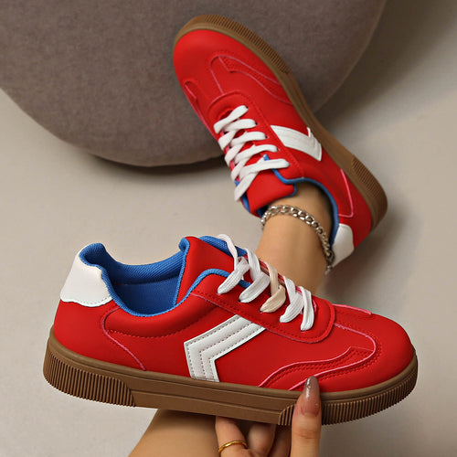 Damen Bequeme Freizeitsneaker mit trendigem Obermaterial EB