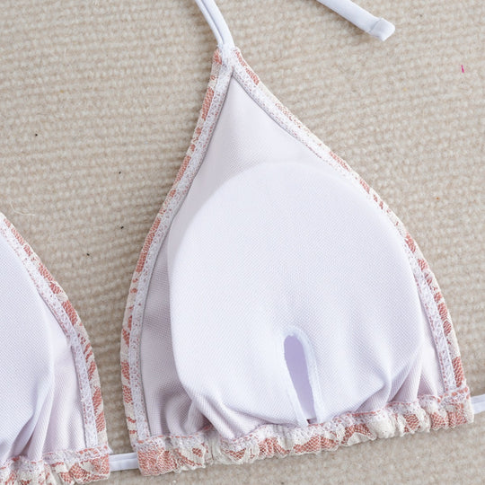 Damen Spitzen-Bikini-Set EB