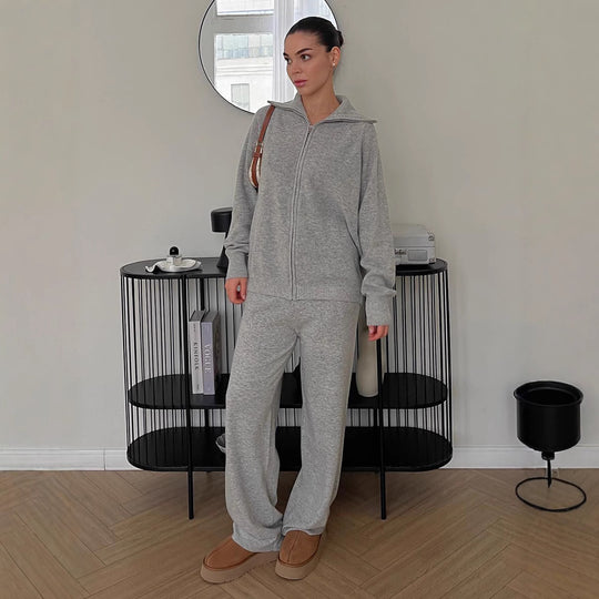 Damen gemütliches Fleece-Set EB