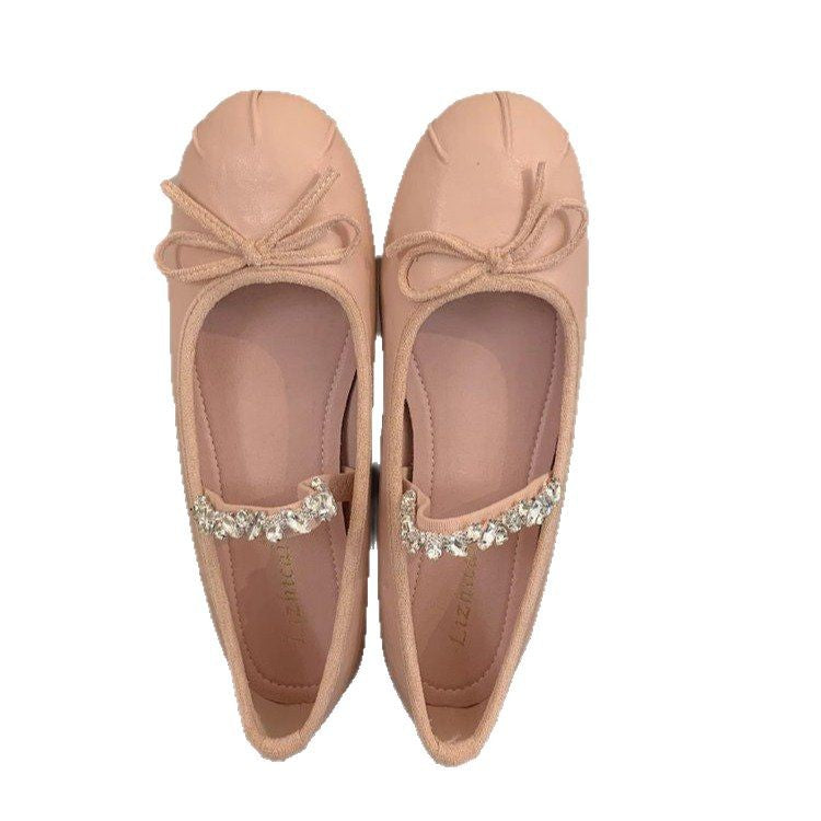 Damen Ballerinas mit elegantem Schleifenakzent und hochwertigem Innenfutter EB