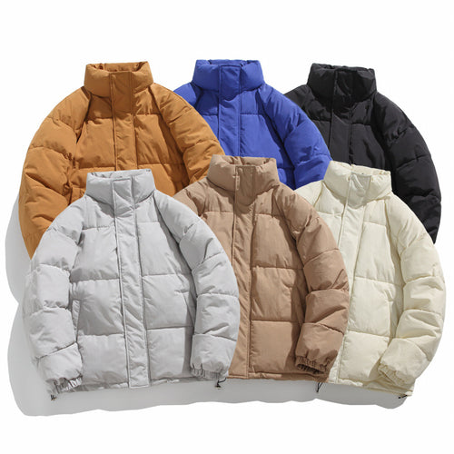 Damen gesteppte Winterjacke mit hohem Kragen EB