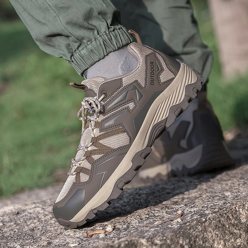 Damen Outdoor-Sneaker mit atmungsaktiver Mesh-Oberfläche und rutschfester Sohle EB