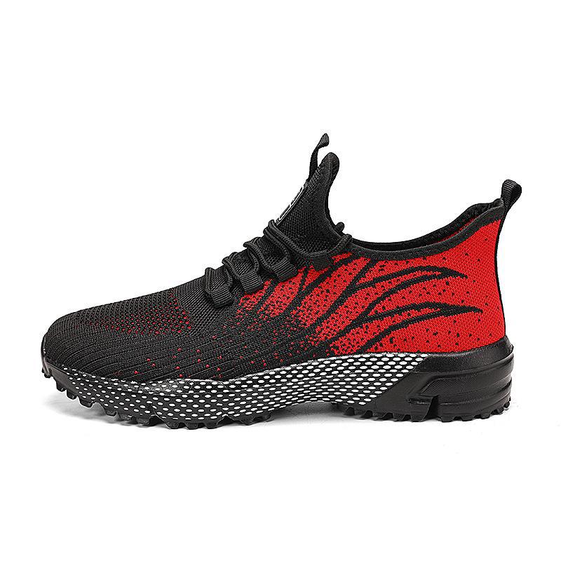 Damen Sportliche Lauf-Sneakers mit modernem Strickdesign EB
