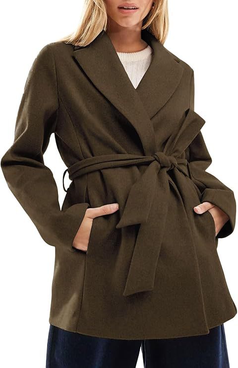 Damen Elegante und bequeme Wickeljacke EB