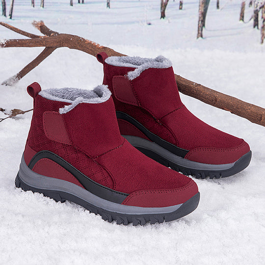 Damen Winterstiefel mit rutschfester Sohle und isolierendem Futter EB