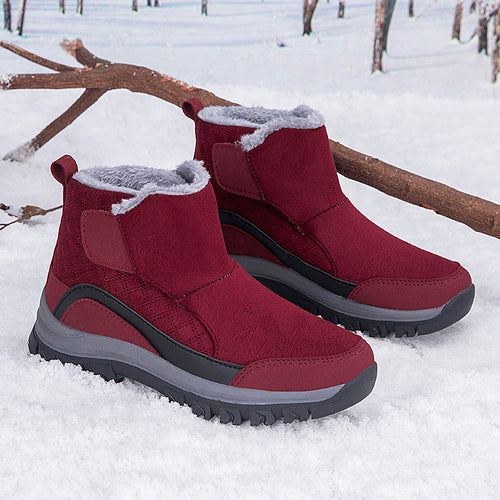 Damen Winterstiefel mit rutschfester Sohle und isolierendem Futter EB