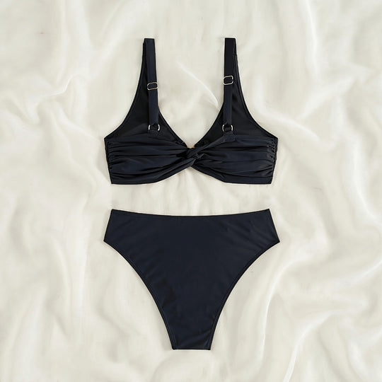 Damen Bikini-Set mit modischem Ringdetail EB