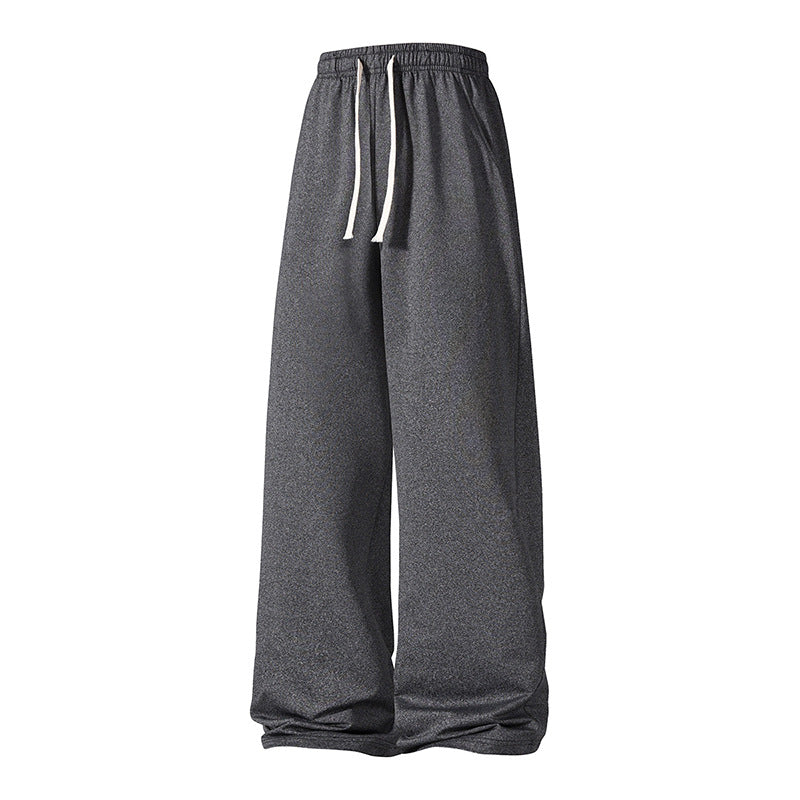 Damen ultraweite Palazzo-Sweathose mit elastischem Komfortbund und Kordelzug EB