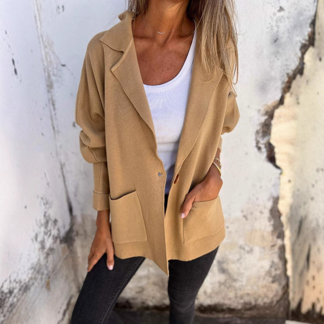 Damen modische Oversized Blazer EB