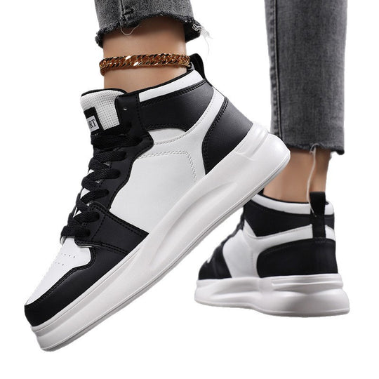 Damen Sportliche High-Top Sneaker mit atmungsaktivem Obermaterial EB