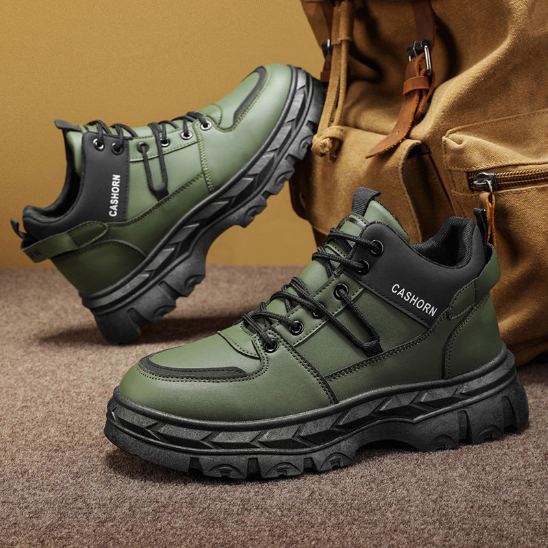 Herren Bequeme Wanderstiefel mit rutschfester Sohle EB