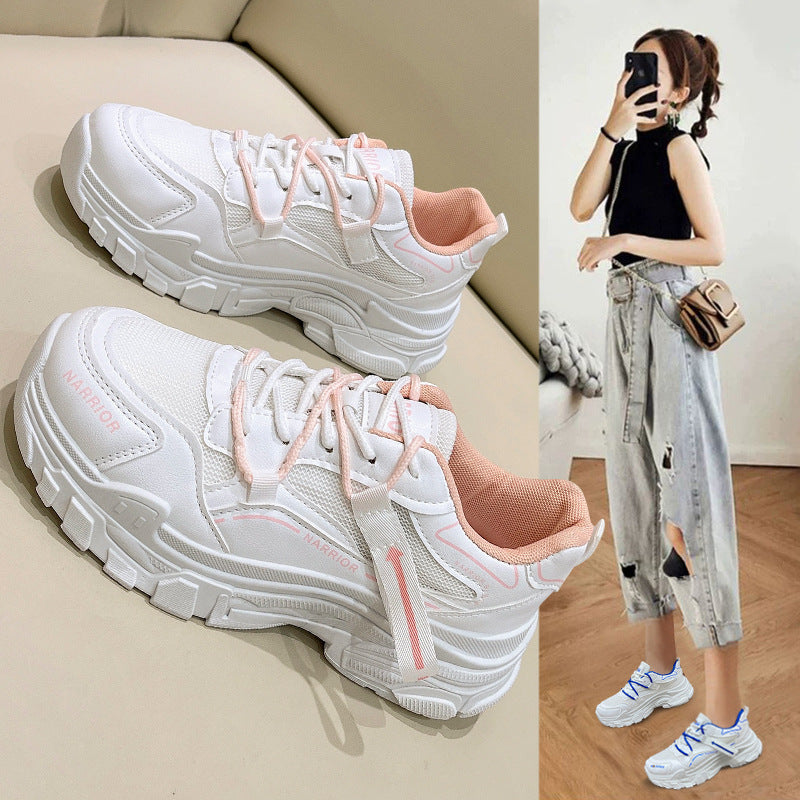 Damen Sportliche Chunky Sneakers mit atmungsaktiver Obermaterialstruktur EB