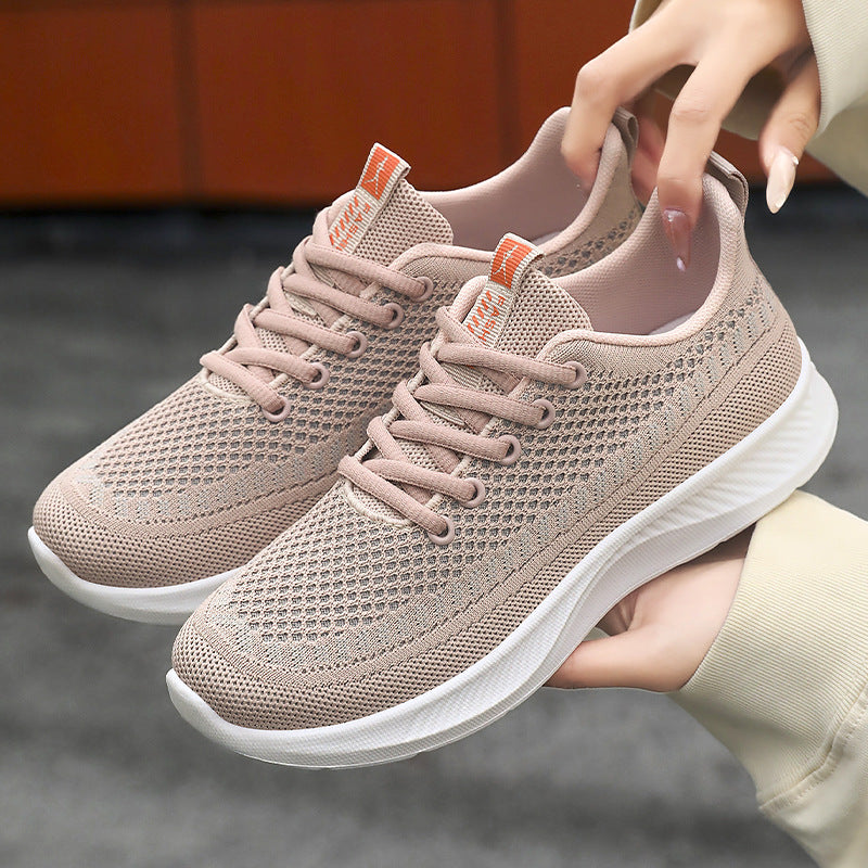 Damen Komfortable Laufschuhe mit atmungsaktivem Mesh-Obermaterial und gepolsterter Sohle EB