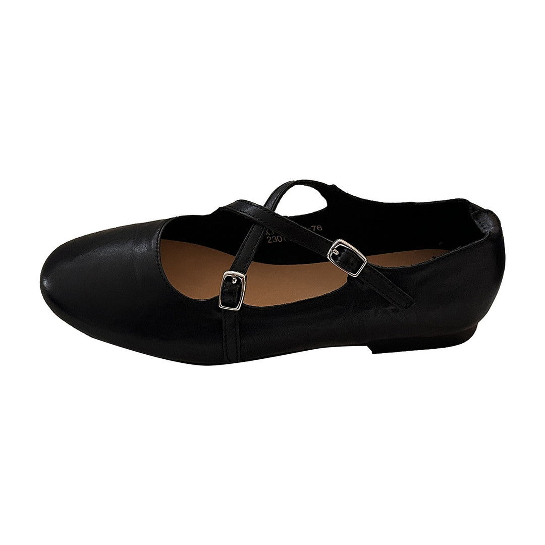 Damen Ballerinas mit dekorativem Riemen und zeitlosem Design EB