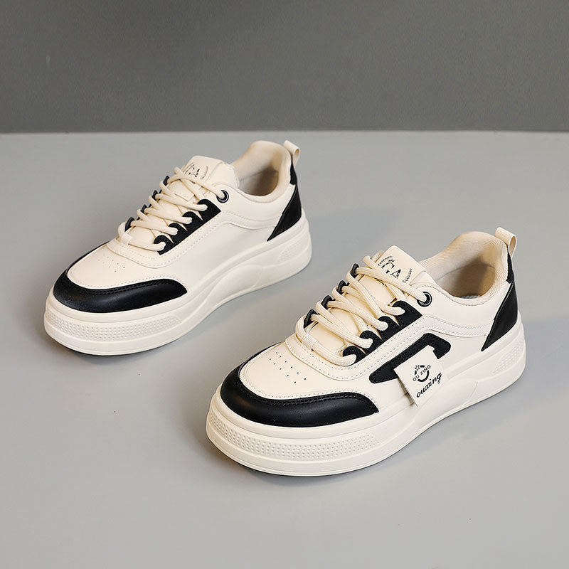 Damen modische Sneakers mit verstärktem Sohlenprofil und atmungsaktiver Obermaterialstruktur EB