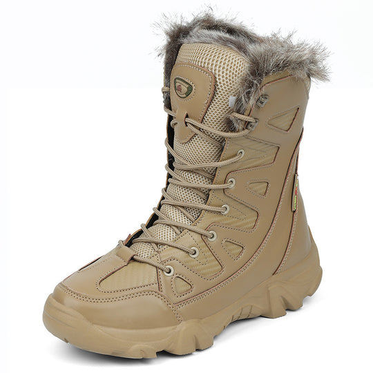 Damen Stylische Winterstiefel mit isolierendem Futter und rutschfester Sohle EB