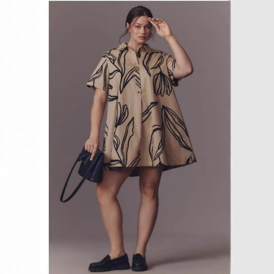 Damen Blusenkleid im entspannenden A-Linien-Schnitt EB