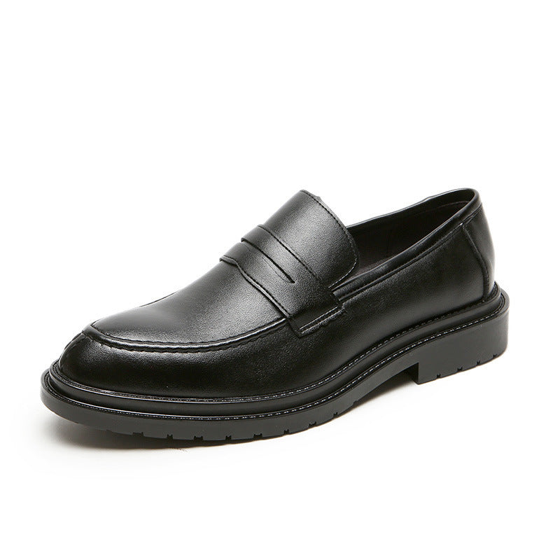 Damen Lederslipper mit rutschfester Profilsohle und eleganter Applikation EB