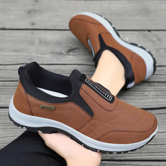 Damen Komfortable Slip-On Freizeitschuhe mit rutschfester Sohle EB